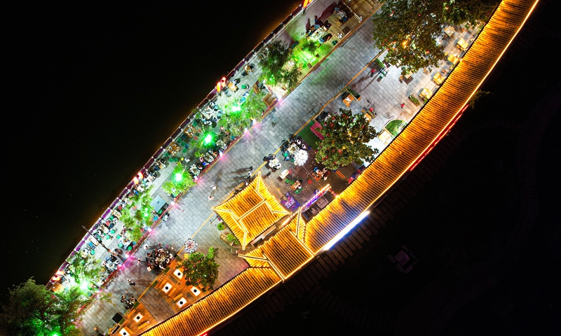 The night view of Jining Photo: Yang Ruoyu/GT