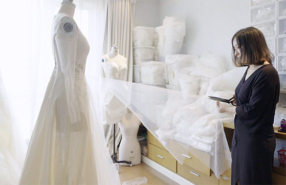 Sewing Love: Custom wedding dress 