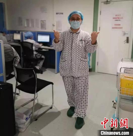 赵永彩期待战“疫”胜利 北华大学附属医院供图 摄